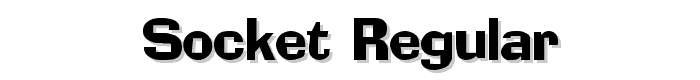 Socket Regular font